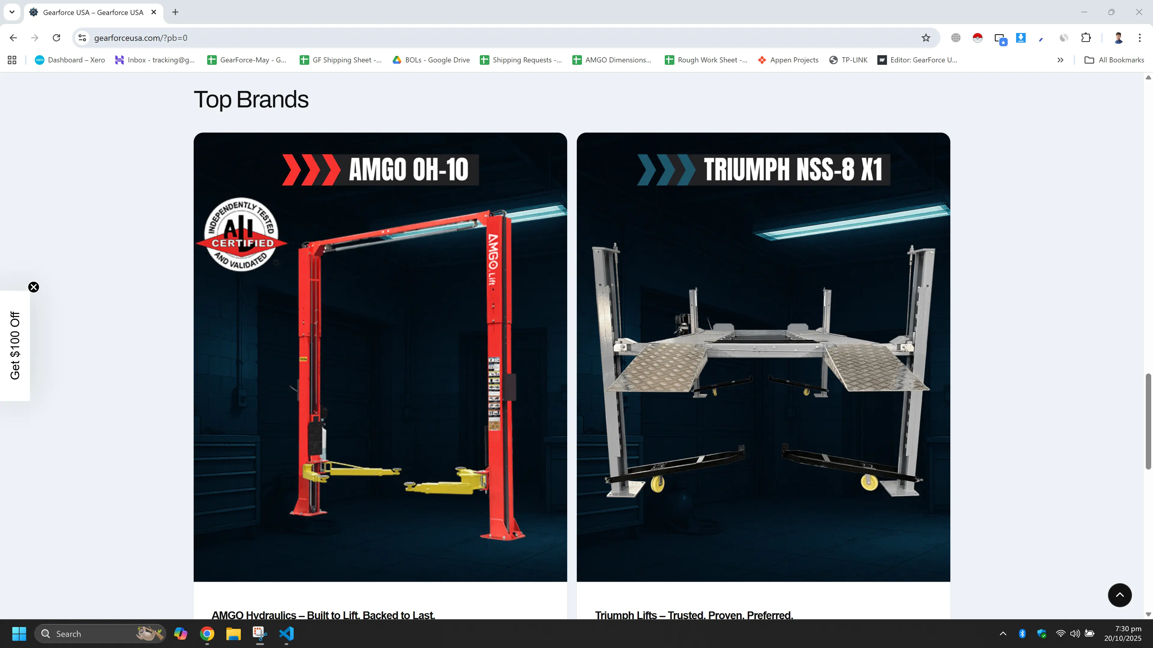 Triumph Product Detail